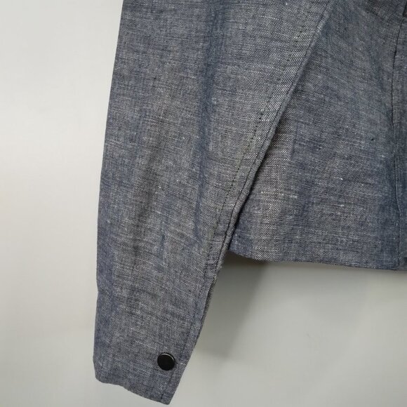 TAHARI Woman Raleigh Jacket Blue and Gray Blazer Size 14  NWT - Picture 10 of 14